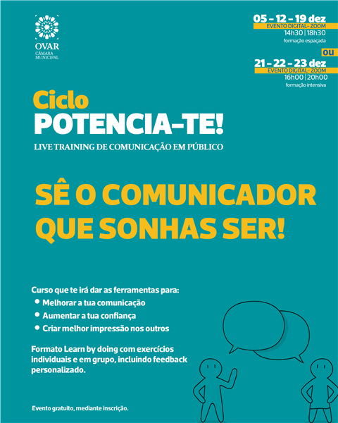 Câmara de Ovar estimula jovens a desenvolverem competências de comunicação