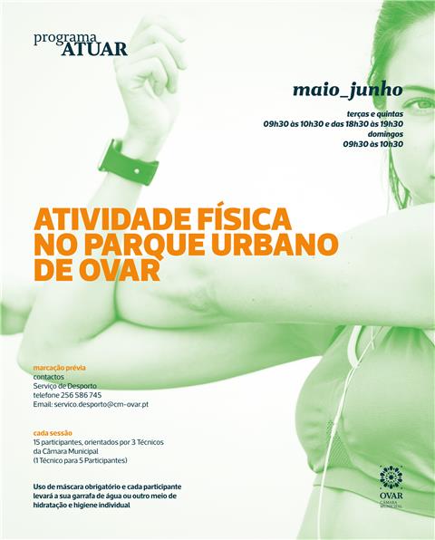 ATIVIDADE FÍSICA NO PARQUE URBANO DE OVAR
