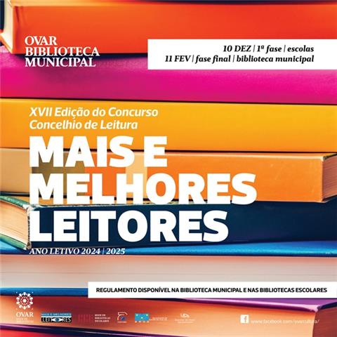 Mais de 600 alunos participaram na 1ª fase do Concurso Concelhio de Leitura promovido pelo Município de Ovar