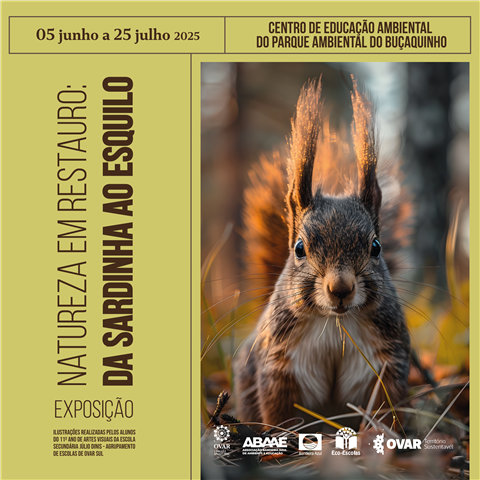 Município de Ovar inaugura exposição no Centro de Educação Ambiental do Parque Ambiental do Buçaquinho