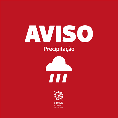 Aviso Vermelho de Precipitação – Distrito de Aveiro