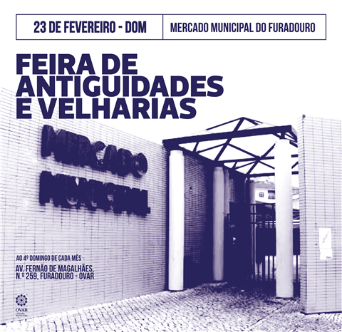 Mercado Municipal do Furadouro recebe Feira de Antiguidades e Velharias