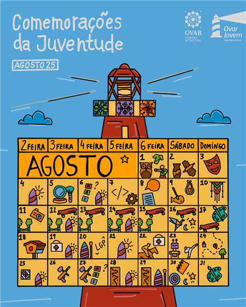 Um mês de atividades gratuitas para jovens: está dado o mote para as Comemorações da Juventude da Câmara de Ovar