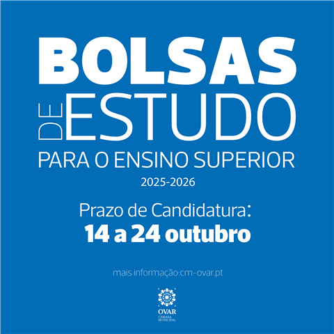 Estudantes podem concorrer de 14 a 24 de outubro