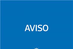 AVISO | Devido a atualizações informáticas