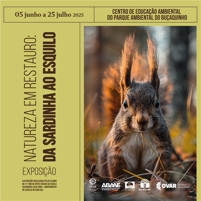 Município de Ovar inaugura exposição no Centro de Educação Ambiental do Parque Ambiental do Buçaquinho
