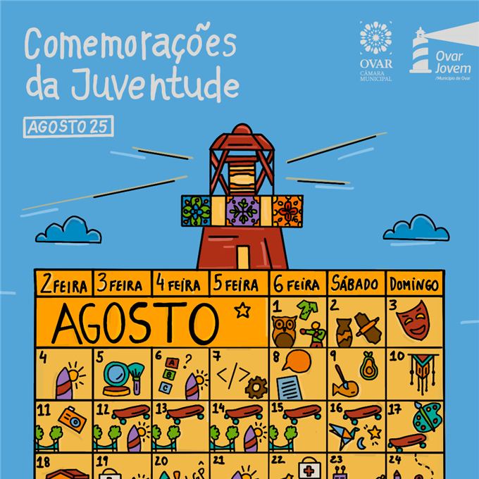 Um mês de atividades gratuitas para jovens: está dado o mote para as Comemorações da Juventude da Câmara de Ovar