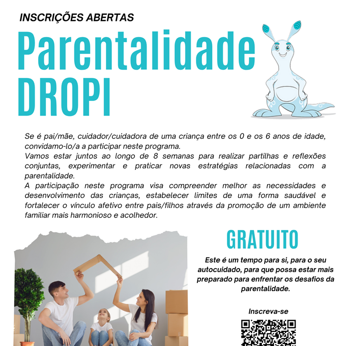 DROPI – Programa de Parentalidade e Vinculação regressa a Ovar para apoiar famílias