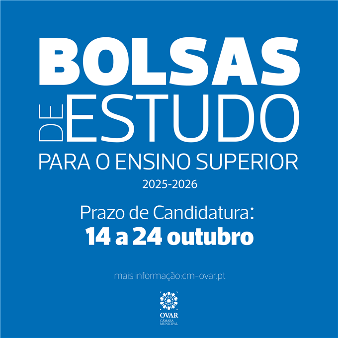 Estudantes podem concorrer de 14 a 24 de outubro