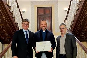 Ovar recebeu certificado e placa de membro da Rede Europeia de Celebrações da Semana Santa e Páscoa